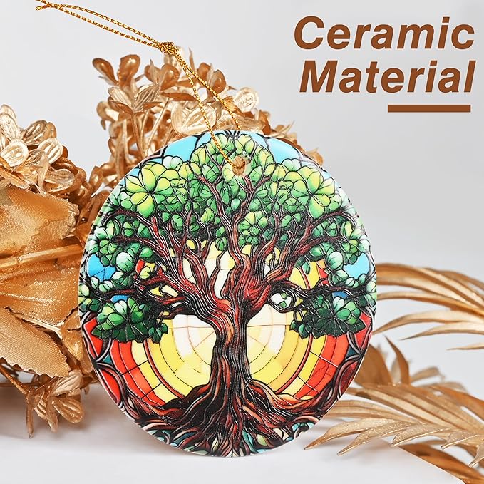 Christmas Ornament, Lush Tree of Life Ornament, Christmas Decorations for Tree, Heirloom Keepsake, Gift Idea