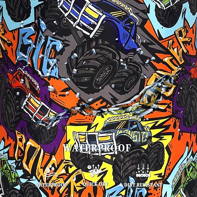 Funny Cars Laundry Basket Foldable Oxford Cloth Laundry Hamper With Handle Portable Clothes Storage Basket 18.9 X 16.5 Inch Storage Bag For Laundry Room/Bathroom/Bedroom