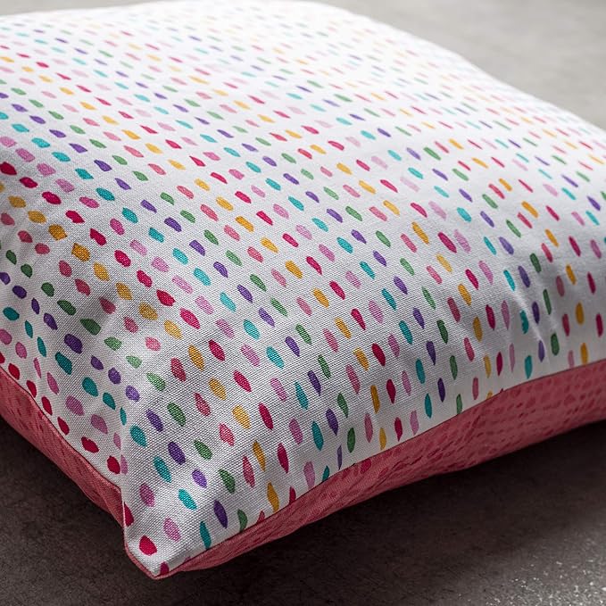 Maison d' Hermine Decorative Pillow Covers 20x20 Inch Square 100% Cotton Throw pillow Covers with invisible Zipper Cushion Case for Living Room Couch, Chair, Sofas, Bedroom, Home (Hesperides - Grphic)