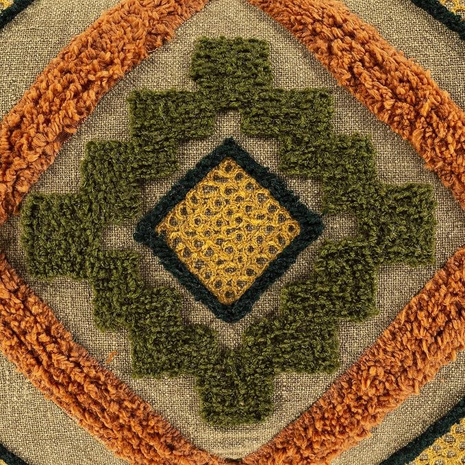 Hauteloom Skibbereen Decorative Throw Pillow - Sofa Couch Cushion Cover - Orange