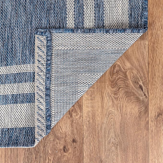 Keen Home Design Terrace Outdoor Area Rug - 6x9 Washable Indoor/Outdoor Rug for Patio, Kitchen, Balcony, Beach, Garden, Deck and Porch, Size: 6'x8'10"
