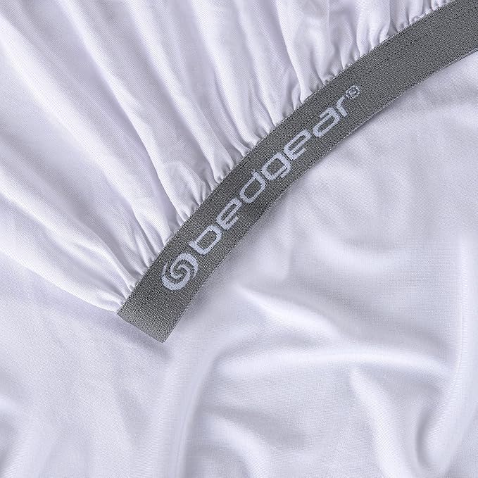 Bedgear Baby Hyper-Wool Performance Crib Sheet – Warmth No Overheating – Soft Touch Wool Blend – Fitted, Breathable, Machine Washable Crib Sheet – 50% Polyester, 45% Viscose, 5% Wool, Bright White