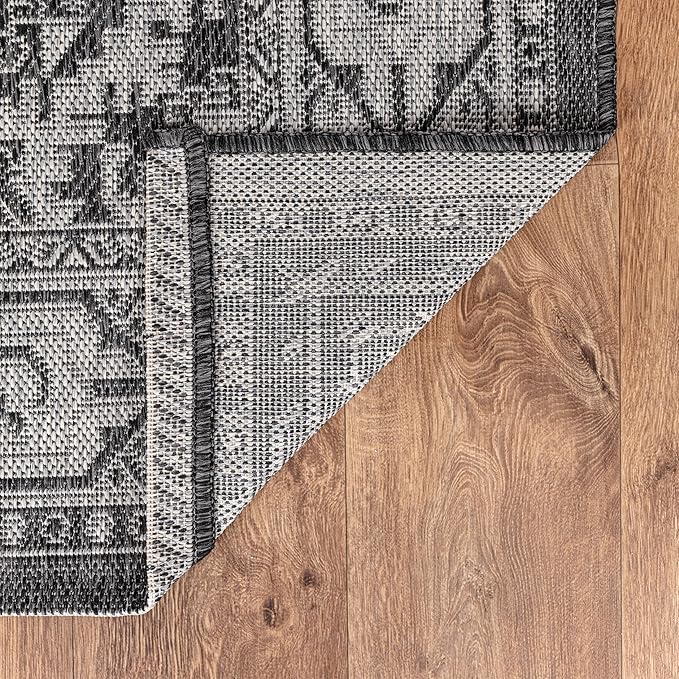 Keen Home Design Terrace Outdoor Area Rug - 9x12 Washable Indoor/Outdoor Rug for Patio, Kitchen, Balcony, Beach, Garden, Deck and Porch, Size: 8'10"x12'