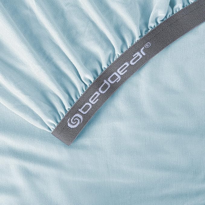 Bedgear Baby Hyper-Wool Performance Crib Sheet – Warmth No Overheating – Soft Touch Wool Blend – Fitted, Breathable, Machine Washable Crib Sheet – 50% Polyester, 45% Viscose, 5% Wool, Baby Blue