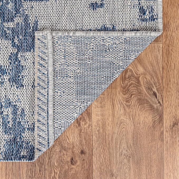 Keen Home Design Terrace Outdoor Runner Rug - 2x12 Washable Indoor/Outdoor Rug for Patio, Kitchen, Balcony, Beach, Garden, Deck and Porch, Size: 2'2"x11'10"