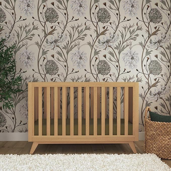 DaVinci Otto 3-in-1 Convertible Baby Crib - GREENGUARD Gold Certified Wooden Convertible Crib to Toddler Bed & Daybed - Baby Bed with 4 Adjustable Mattress Heights & Easy to Assemble - Honey